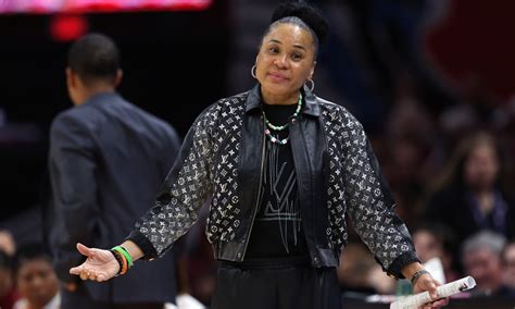 gucci i love you ncaa|Dawn Staley outfit: South Carolina coach draws attention for .